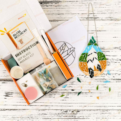 Native America Teardrop Glass Mosaic Kit