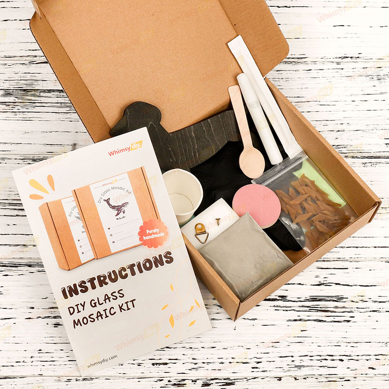 Dachshund Style 2 Glass Mosaic Kit-Ships on 8/10