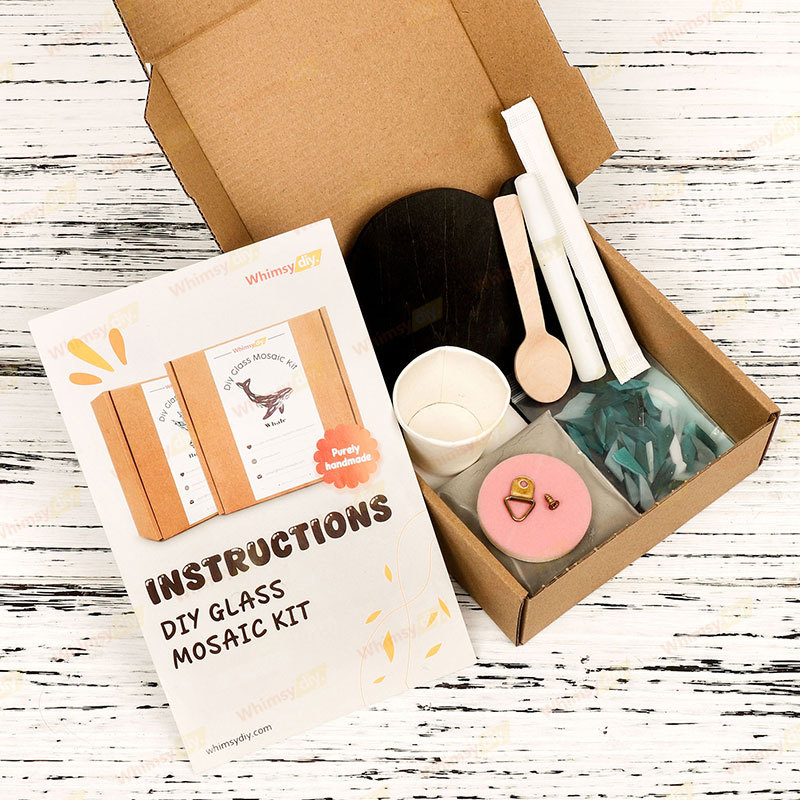 Snail Style 2 Glass Mosaic Kit-Ships on 8/10