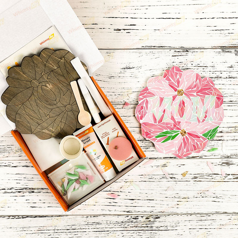 Whimsy DIY Love in Bloom – MOM Edition Glass Mosaic Kit Puzzles