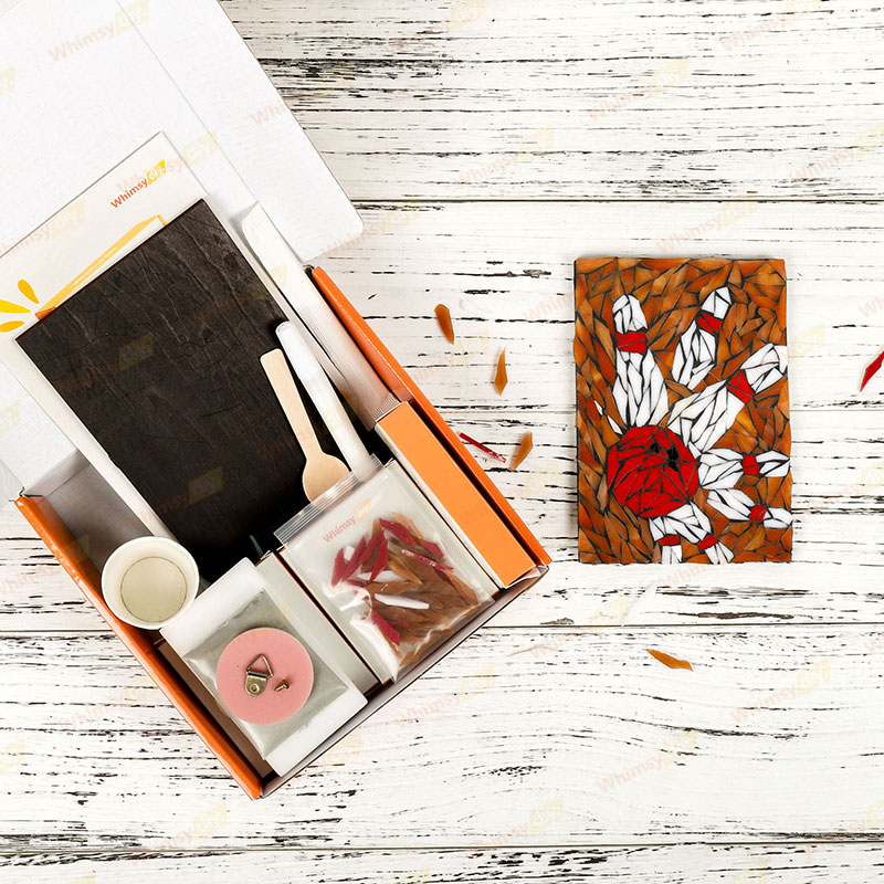 Whimsy DIY Bowling Glass Mosaic Kit Puzzles
