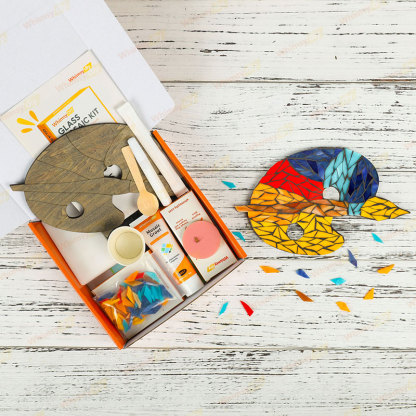 Whimsy DIY Paint Palette Glass Mosaic Kit Puzzles