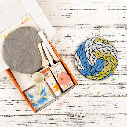Whimsy DIY Volleyball Glass Mosaic Kit Puzzles