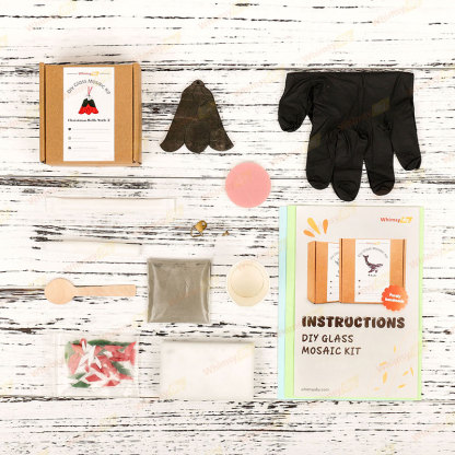 Christmas Bells Ornaments Glass Mosaic Kit-Style 2