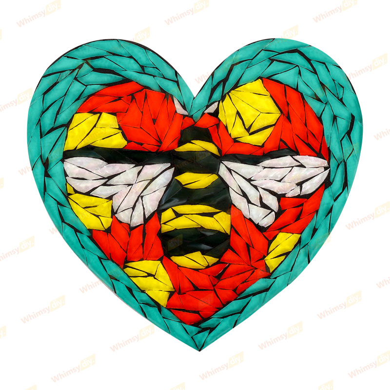 Love Bee Glass Mosaic Kit
