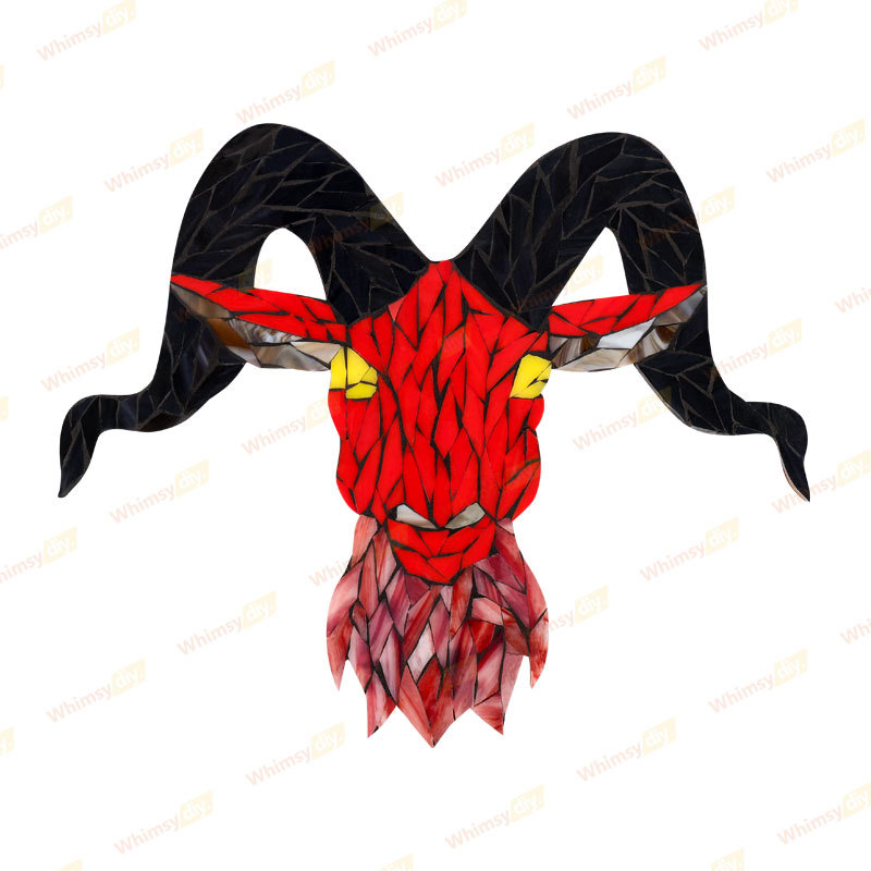 Demon Goat Glass Mosaic Kit