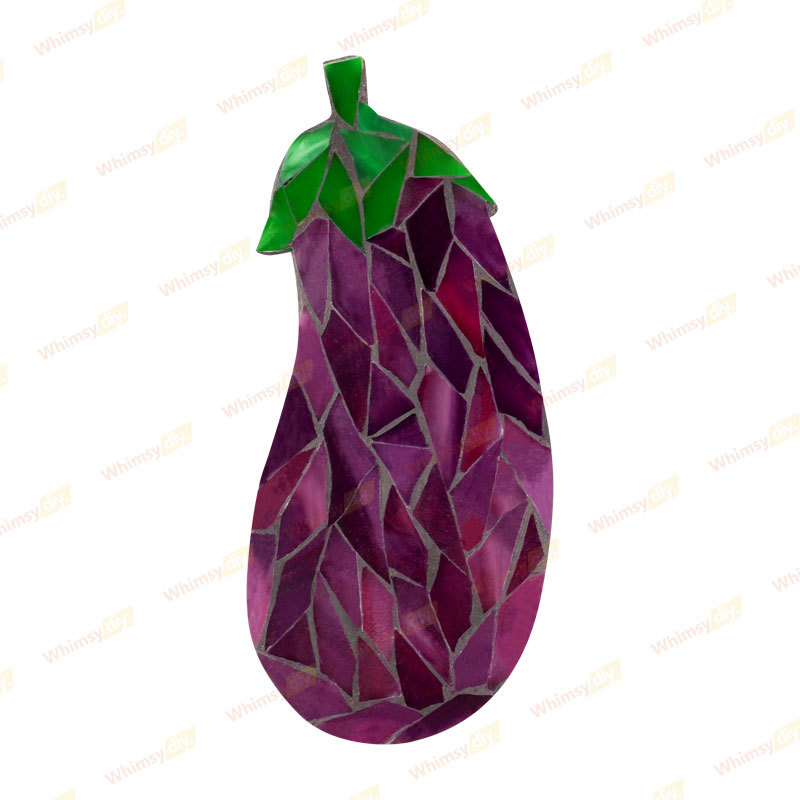 Eggplant Glass Mosaic Kit