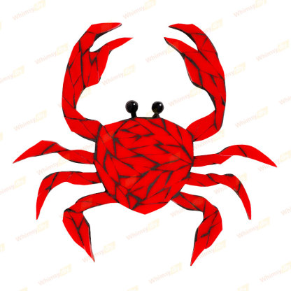 Crab Suncatcher Glass Mosaic Kit