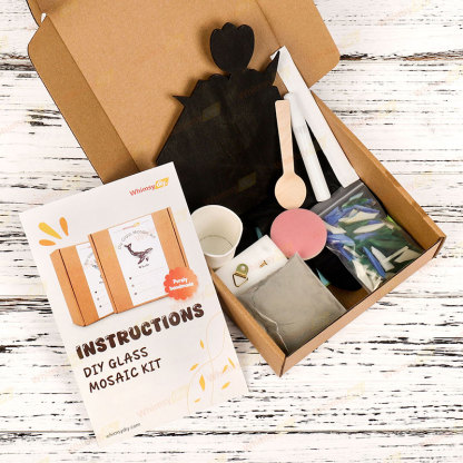 Envelope Tulip Stained Glass Mosaic Kit