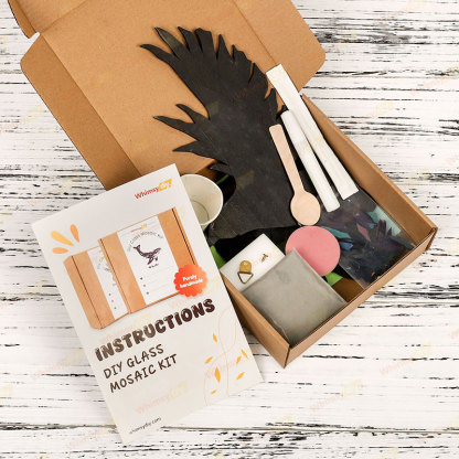 Raven Glass Mosaic Kit