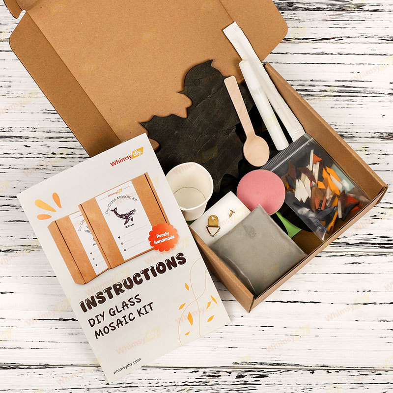 Maple Bird Glass Mosaic Kit