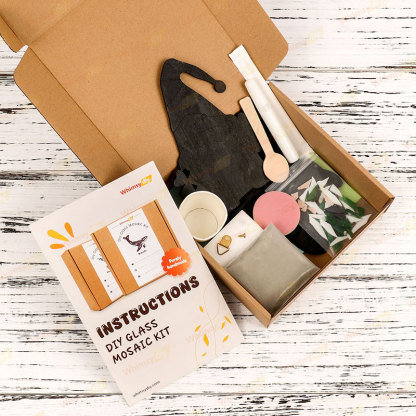 Clover Gnome Glass Mosaic Kit