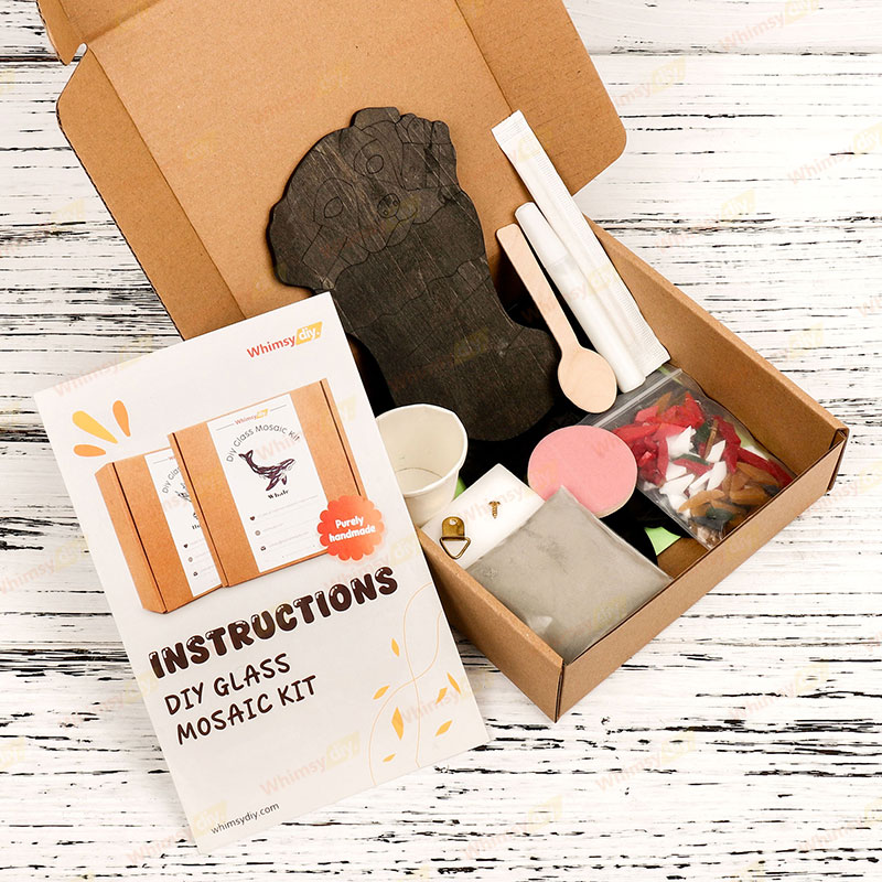 Christmas BeagleWings Glass Mosaic Kit