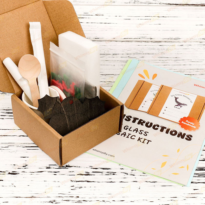 Holly Berry Glass Mosaic Kit