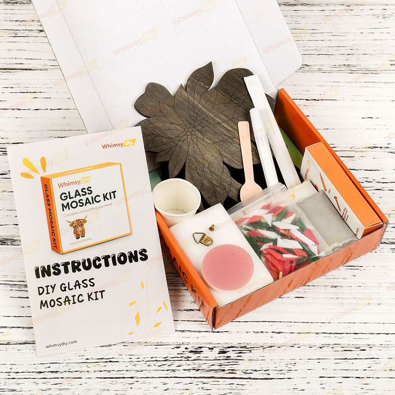 Christmas Flower Glass Mosaic Kit