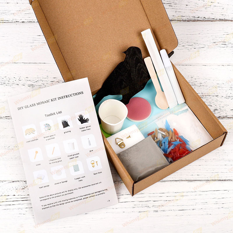 Bluebird Oriental Glass Mosaic Kit