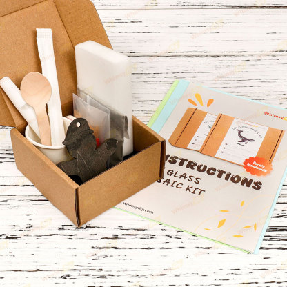 Gingerbread Man Glass Mosaic Kit