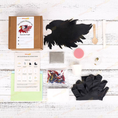 Patriotic eagle Glass Mosaic Kit