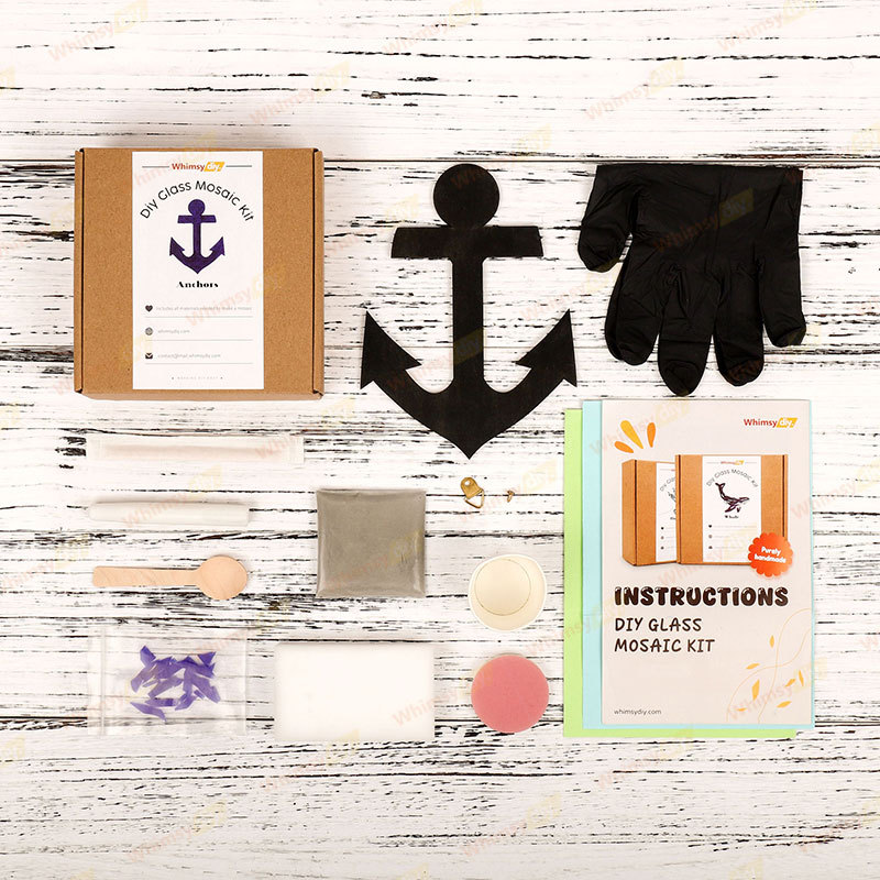 Anchor Stained Glass Mosaic Kit