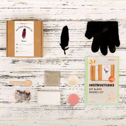 Feather Glass Mosaic Kit