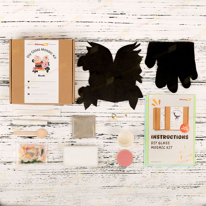 Book and Flower Glass Mosaic Kit