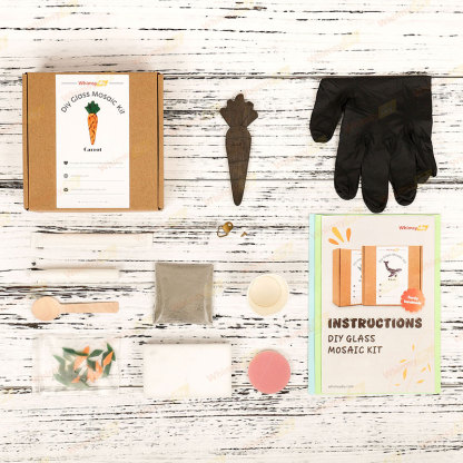 Carrot Glass Mosaic Kit-Ships on 8/10