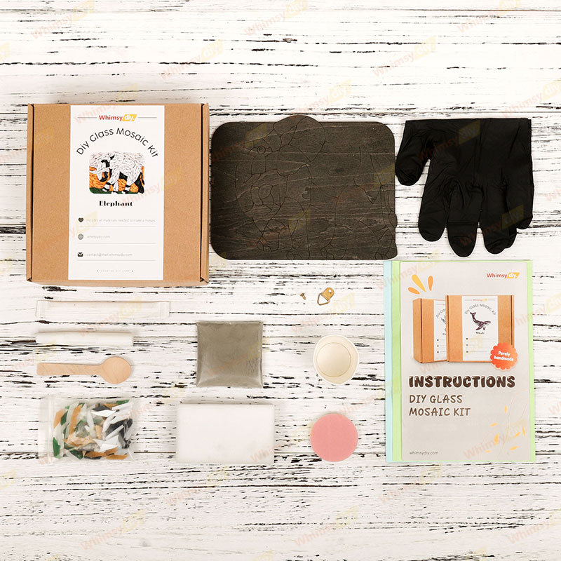 Elephant Glass Mosaic Kit