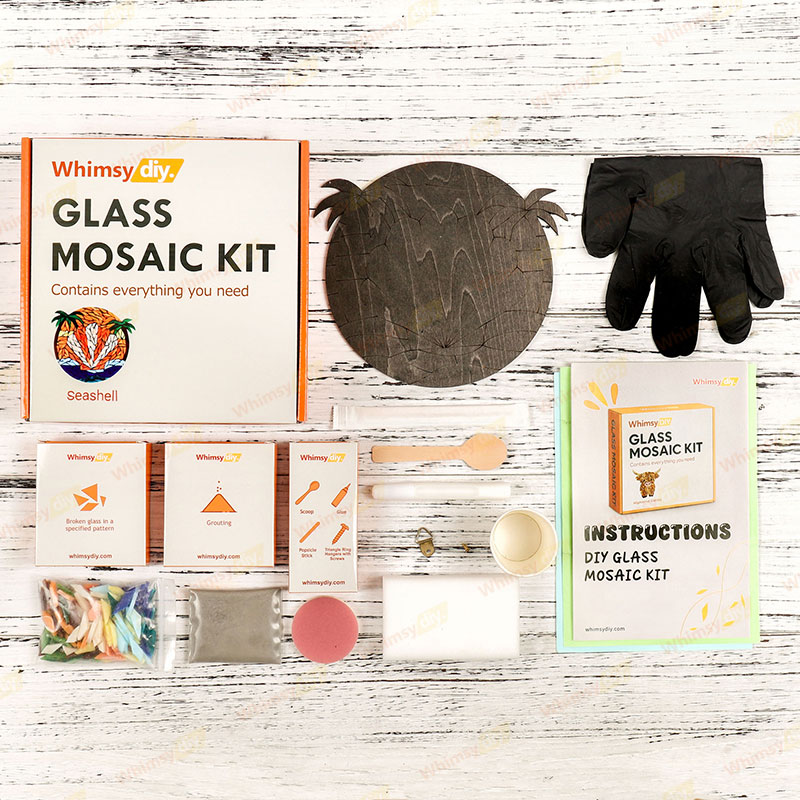 Sea Shell Glass Mosaic Kit