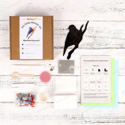 Bluebird Oriental Glass Mosaic Kit