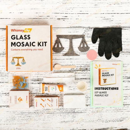 Whimsy DIY Twelve Constellations-Libra Glass Mosaic Kit Puzzles