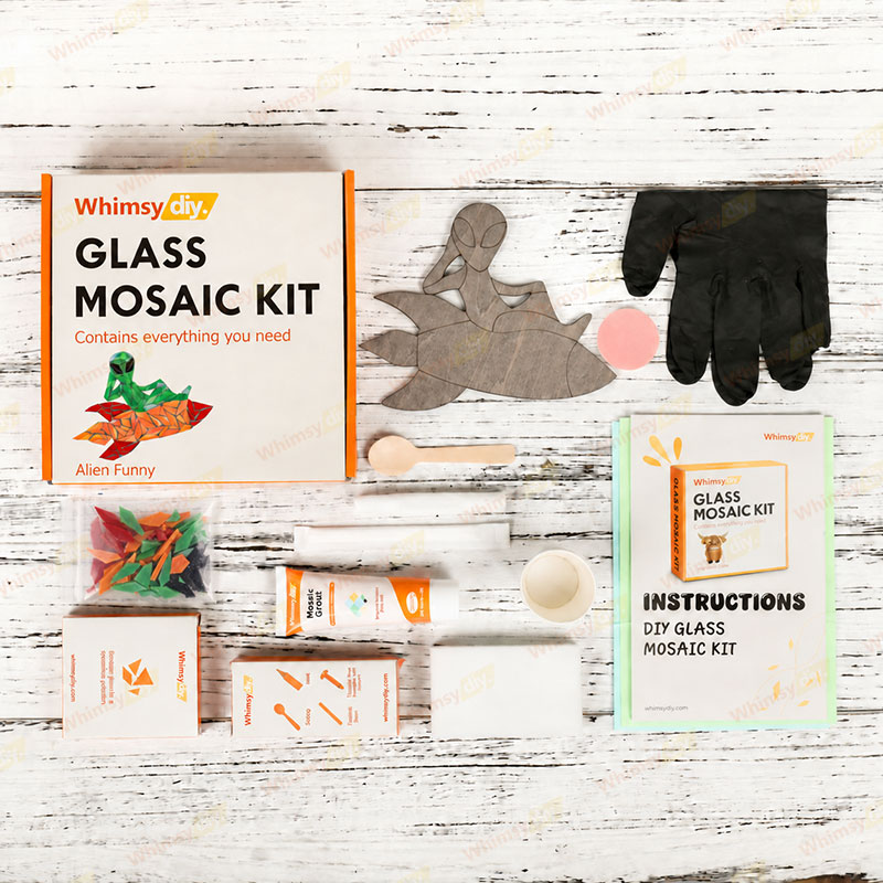 Whimsy DIY Alien Funny Mosaic Kit Puzzles