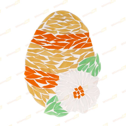 Flower Easter Egg Glass Mosaic Kit [New Pre-Order Special: Ships February 28th]