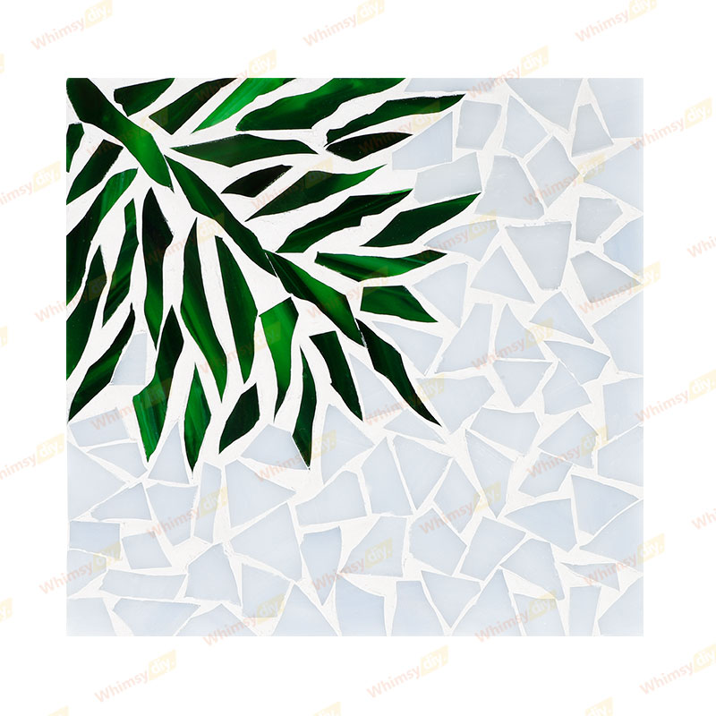 Pine Branch Glass Mosaic Kit-Whimsydiy