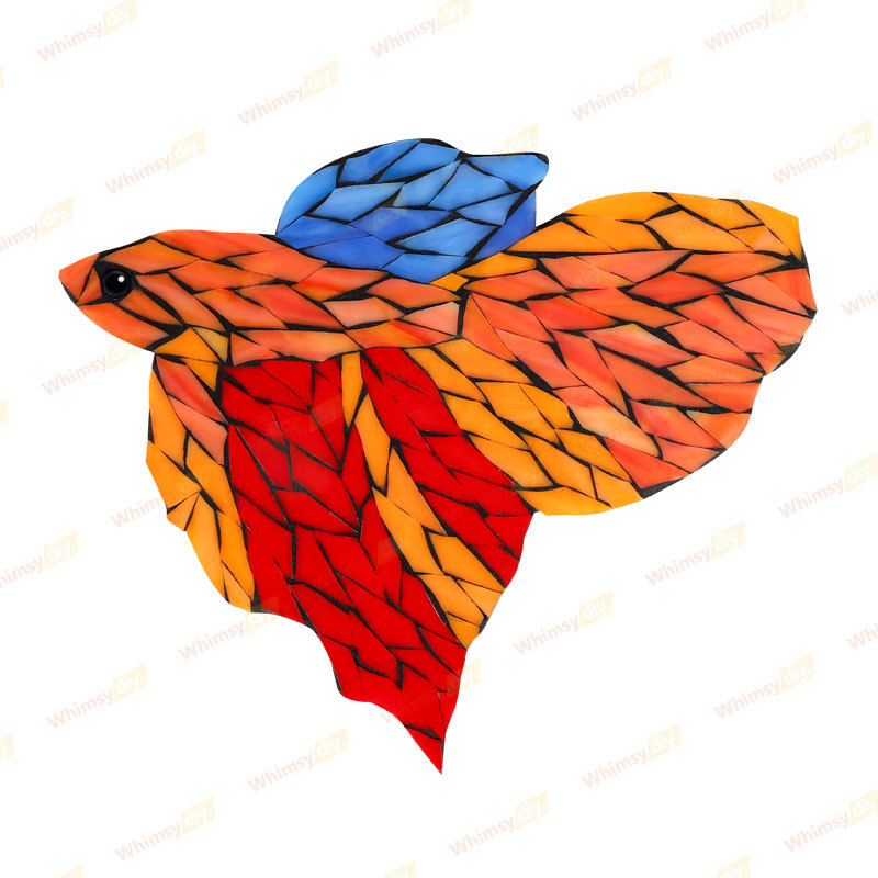 Guppy Fish Glass Mosaic Kit