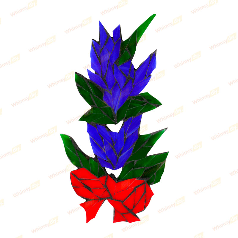 Whimsy DIY Gentian Glass Mosaic Kit Puzzles