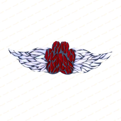 Pet Claw Wings Glass Mosaic Kit