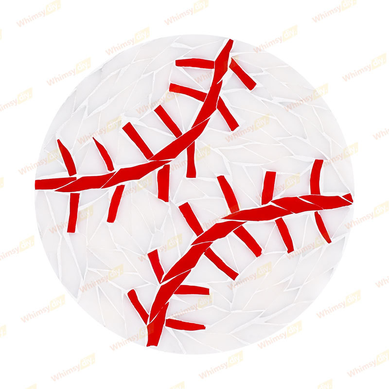 Baseball Glass Mosaic Kit