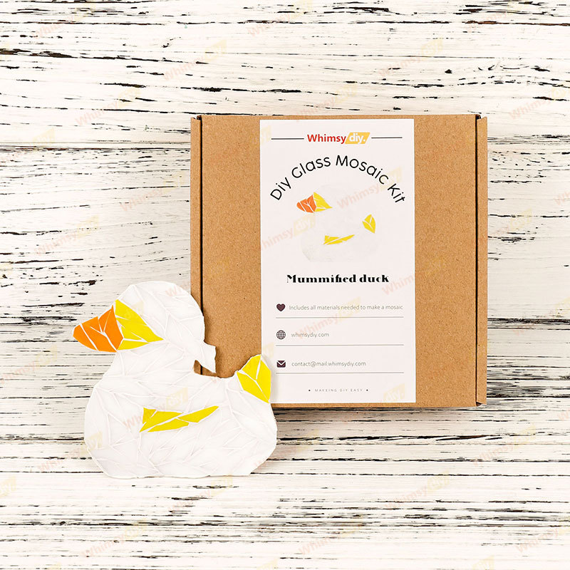 Mummy Duck Glass Mosaic Kit