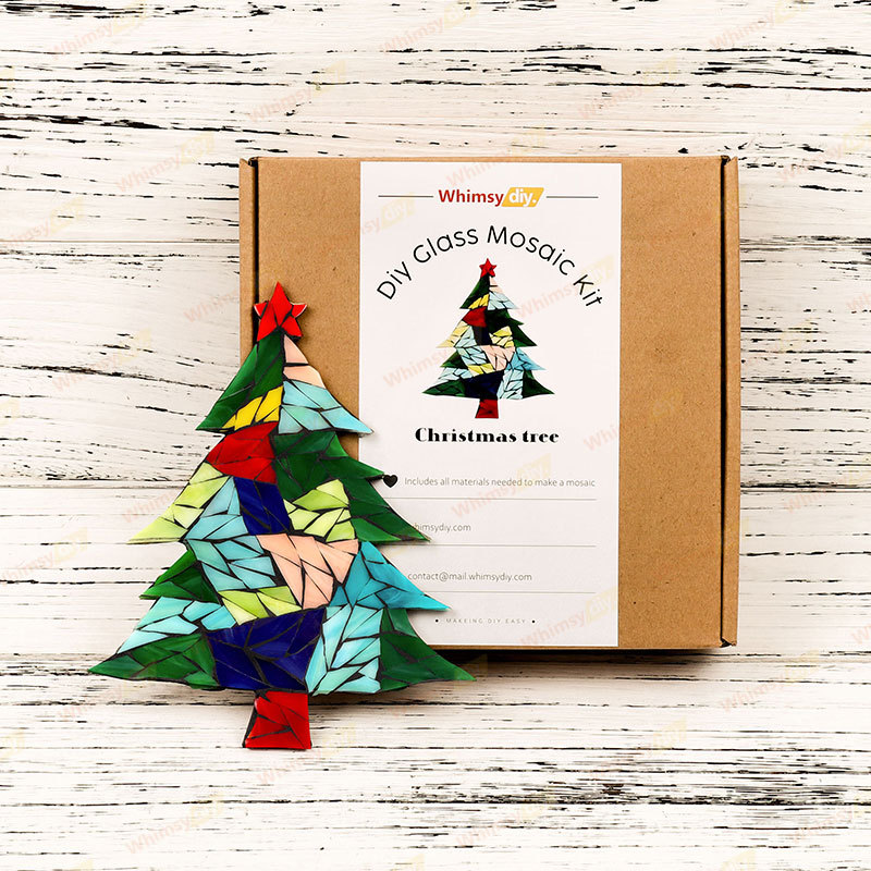 Christmas Tree Glass Mosaic Kit