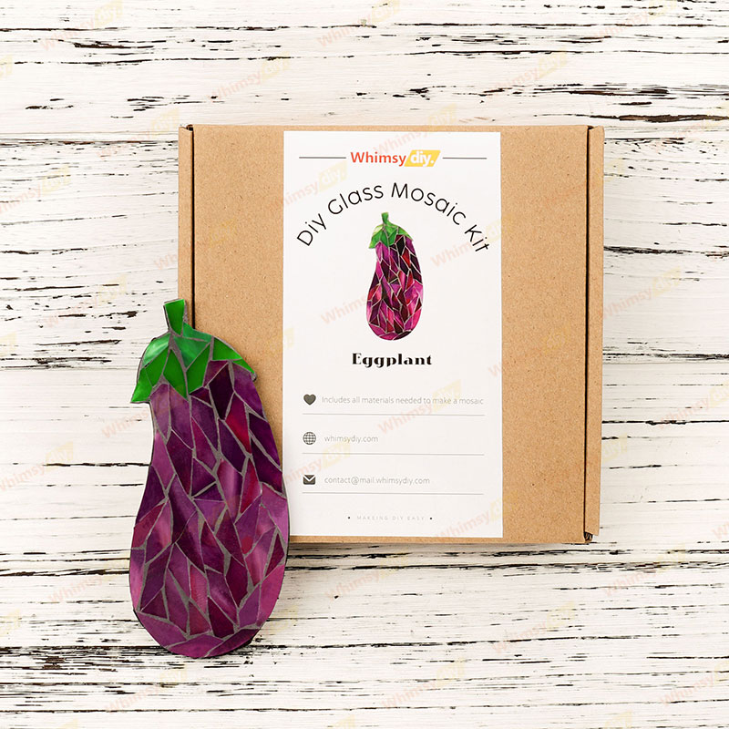 Eggplant Glass Mosaic Kit