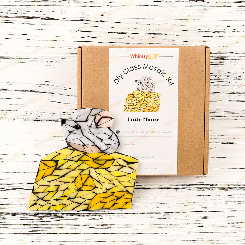 Little Mouse Glass Mosaic Kit
