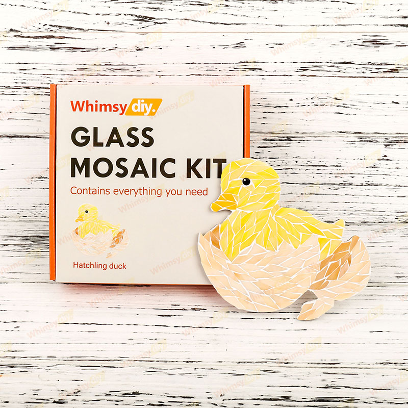 Hatchling Duck Glass Mosaic Kit