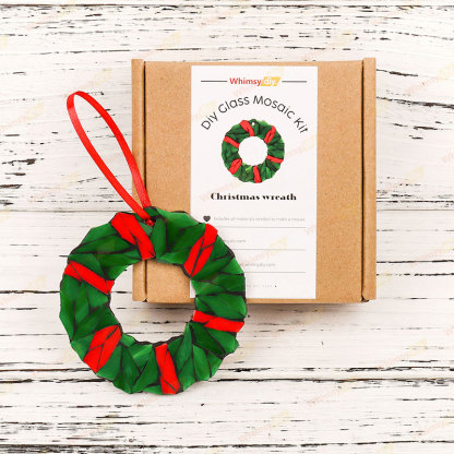 Christmas Wreath Glass Mosaic Kit