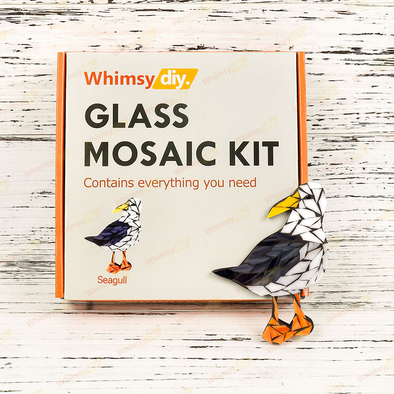 Whimsy DIY Seagull Glass Mosaic Kit Whimsy DIY