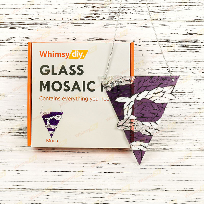 Whimsy DIY Moon Glass Mosaic Kit Puzzles