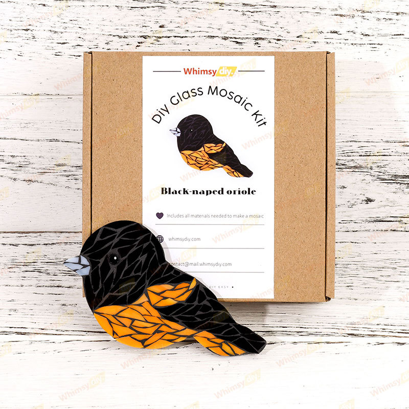Oriole Glass Mosaic Kit | DIY Arts & Crafts Kit for Adults