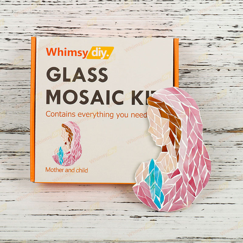 Whimsy DIY Mother and Child Glass Mosaic Kit Puzzles