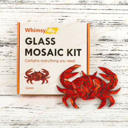 Whimsy DIY Twelve Constellations-Cancer Glass Mosaic Kit Puzzles