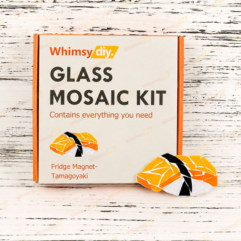 Whimsy DIY Fridge Magnet- Tamagoyak Glass Mosaic Kit Puzzles