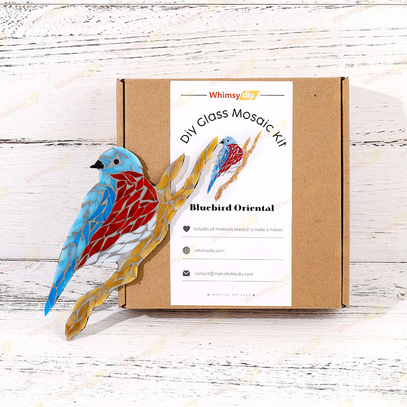 Bluebird Oriental Glass Mosaic Kit